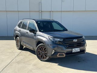 2025  Subaru Forester Hybrid Sport SUV (Magnetite Grey) Demo Car Thumbnail