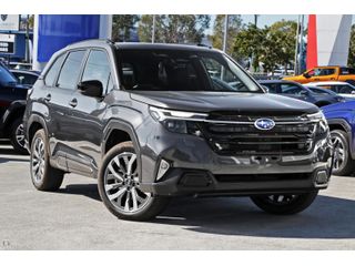 2025  Subaru Forester Hybrid Touring SUV (Magnetite Grey) Demo Car Thumbnail